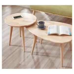 Set Of 2 Yann Coffee Tables Neutral