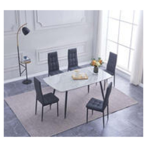 Set Of 6 Adalee Dining Chair Black