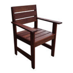 Solana Outdoor Deck Chair Brown