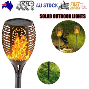 Solar Outdoor Lights Decorative Torch Light Garden Path Decoration LED Camping Ornaments