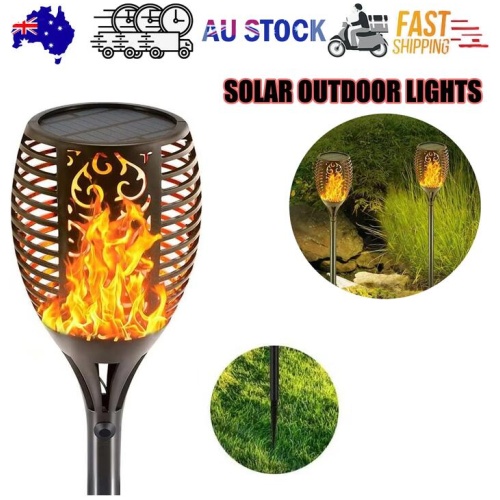Solar Outdoor Lights Decorative Torch Light Garden Path Decoration LED Camping Ornaments
