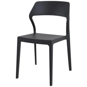 Specter Indoor / Outdoor Dining Chair - Black by Interior Secrets - AfterPay Available