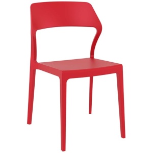 Specter Indoor / Outdoor Dining Chair - Red by Interior Secrets - AfterPay Available