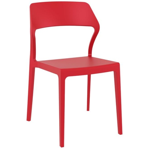 Specter Indoor / Outdoor Dining Chair - Red by Interior Secrets - AfterPay Available