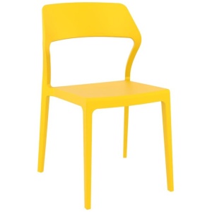 Specter Indoor / Outdoor Dining Chair - Yellow by Interior Secrets - AfterPay Available