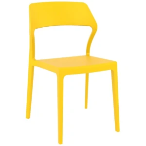 Specter Indoor / Outdoor Dining Chair - Yellow by Interior Secrets - AfterPay Available