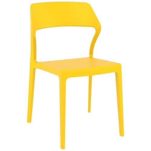 Specter Indoor / Outdoor Dining Chair - Yellow by Interior Secrets - AfterPay Available