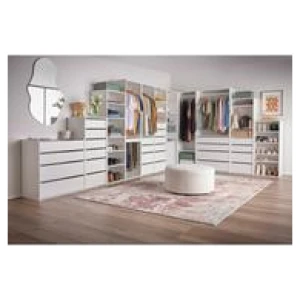 Tailor 4 Drawer Display Cabinet White