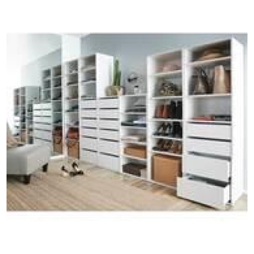 Tailor 6 Shelf Wardrobe White