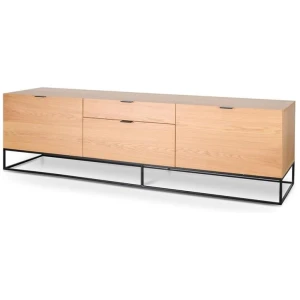 Talia Entertainment TV Unit - Natural Oak by Interior Secrets - AfterPay Available