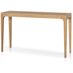 Tamia 1.4m Oak Console Table - Natural by Interior Secrets - AfterPay Available