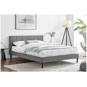 Theodore Bed Frame - Charcoal, Queen - Queen