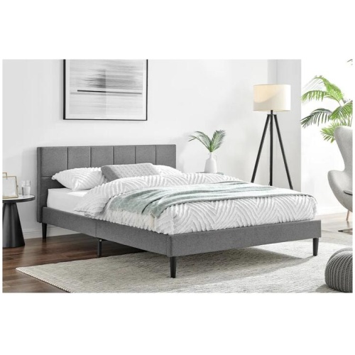 Theodore Bed Frame - Charcoal, Queen - Queen
