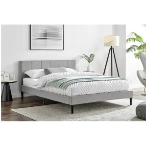 Theodore Bed Frame - Grey, Queen - Queen