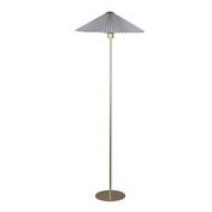 Topper Pleated Floor Lamp Yellow