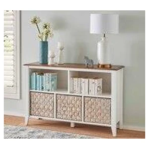 Torkay Lowline Bookcase Brown 3 Shelf