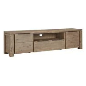 Toronto 210Cm Entertainment Unit Brown Large|2 Door
