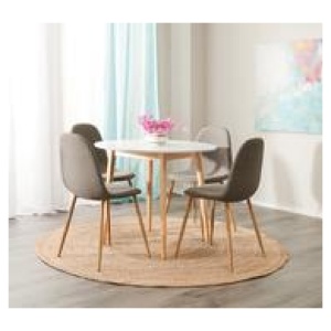 Toto 4 Seater Dining Table White