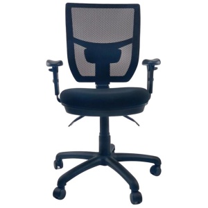 UNIX RACER AFRDI Mesh Easy Adjustable Handwheel Office Task Computer Chair - Black