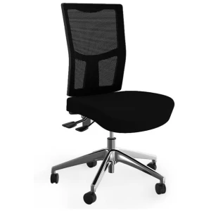 Urban Mesh Ergonomic Office Chair Aluminium Base - Black by Interior Secrets - AfterPay Available