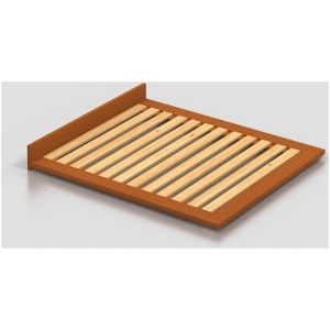 Vanessa custom timber low bed frame