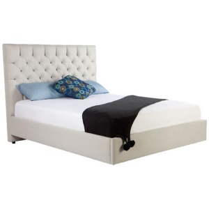 Vienna custom upholstered bed frame discounted display model