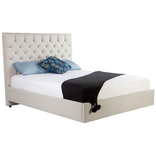 Vienna custom upholstered bed frame discounted display model