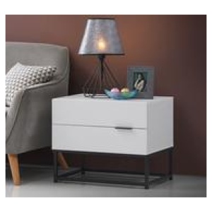 Viera Bedside Table White