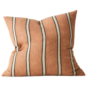 Vinnie 50cm Classic Linen Blend Stripe Cushion by Interior Secrets - AfterPay Available