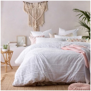Vintage Design Homewares Betty White Quilt Cover Set Queen