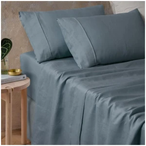 Vintage Design Homewares Eucalyptus Hemp Sheet Set King