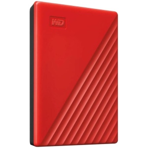 WD My Passport 2TB USB 3.0 Portable Hard Drive - Red