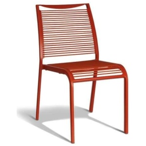 Wanika Outdoor Dining Chair - Red Frame