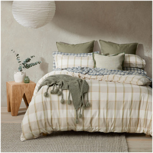 Watkins Washed Cotton Double Quilt Cover Set