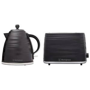 Westinghouse Kettle & Toaster Pack - Black Stripe