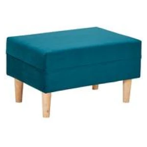 Wingman Ottoman Blue