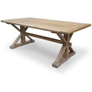 Winston 2m Reclaimed Elm Wood Dining Table - Rustic Natural by Interior Secrets - AfterPay Available
