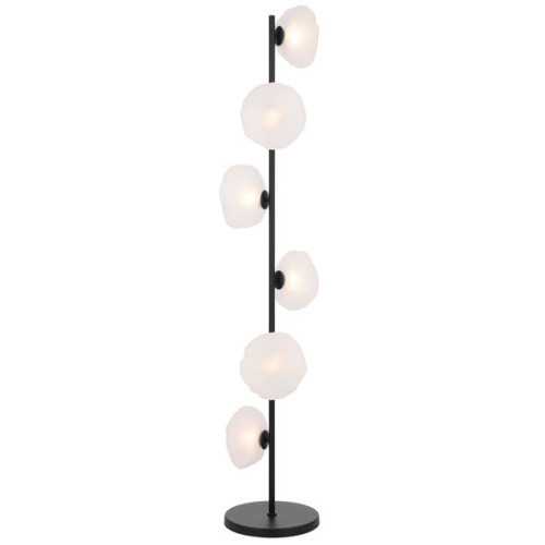 Zecca Frost Black Floor Lamps Large Modern Lighting Telbix