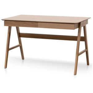 Zeno 1.2m Wooden Office Desk - Natural by Interior Secrets - AfterPay Available