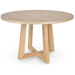 Zodiac 1.2m Round Wooden Dining Table - Natural by Interior Secrets - AfterPay Available