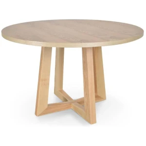 Zodiac 1.2m Round Wooden Dining Table - Natural by Interior Secrets - AfterPay Available