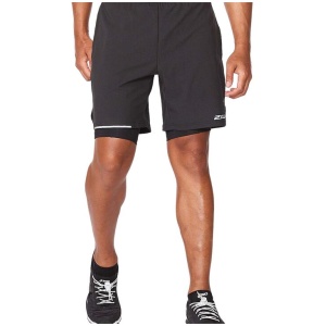 2XU Aero 2-in-1 7" Shorts Mens