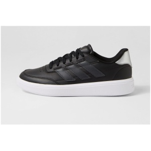 Adidas Courtblock W Ad Black Carbon Silver Smooth Black Carbon Silver Sneakers Womens Shoes Casual Casual Sneakers