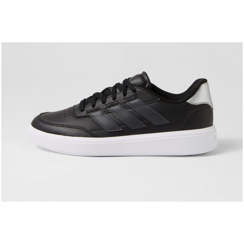 Adidas Courtblock W Ad Black Carbon Silver Smooth Black Carbon Silver Sneakers Womens Shoes Casual Casual Sneakers
