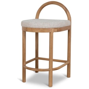 Adir 66cm Natural Bar Stool - Pale Beige by Interior Secrets - AfterPay Available