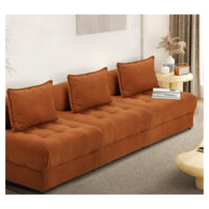 Alma 3 Seater Sofa Brown