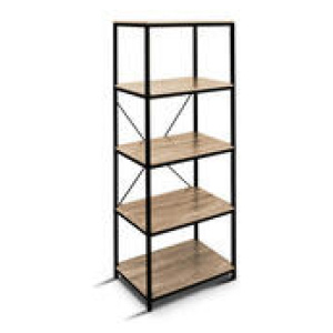 Alvis 5 Tier Bookcase Brown
