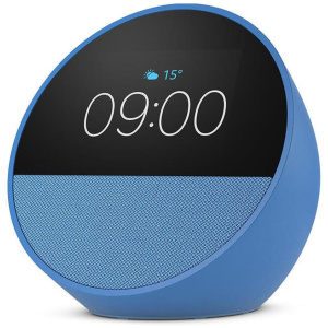 Amazon Echo Spot Smart Alarm Clock with Alexa - Ocean Blue