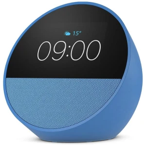Amazon Echo Spot Smart Alarm Clock with Alexa - Ocean Blue