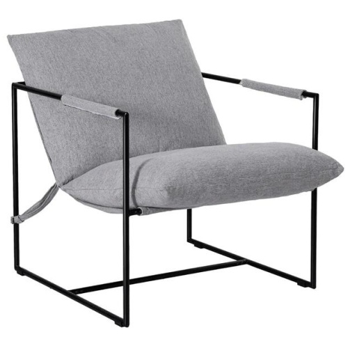 Armchair Lounge Chair Sling Grey